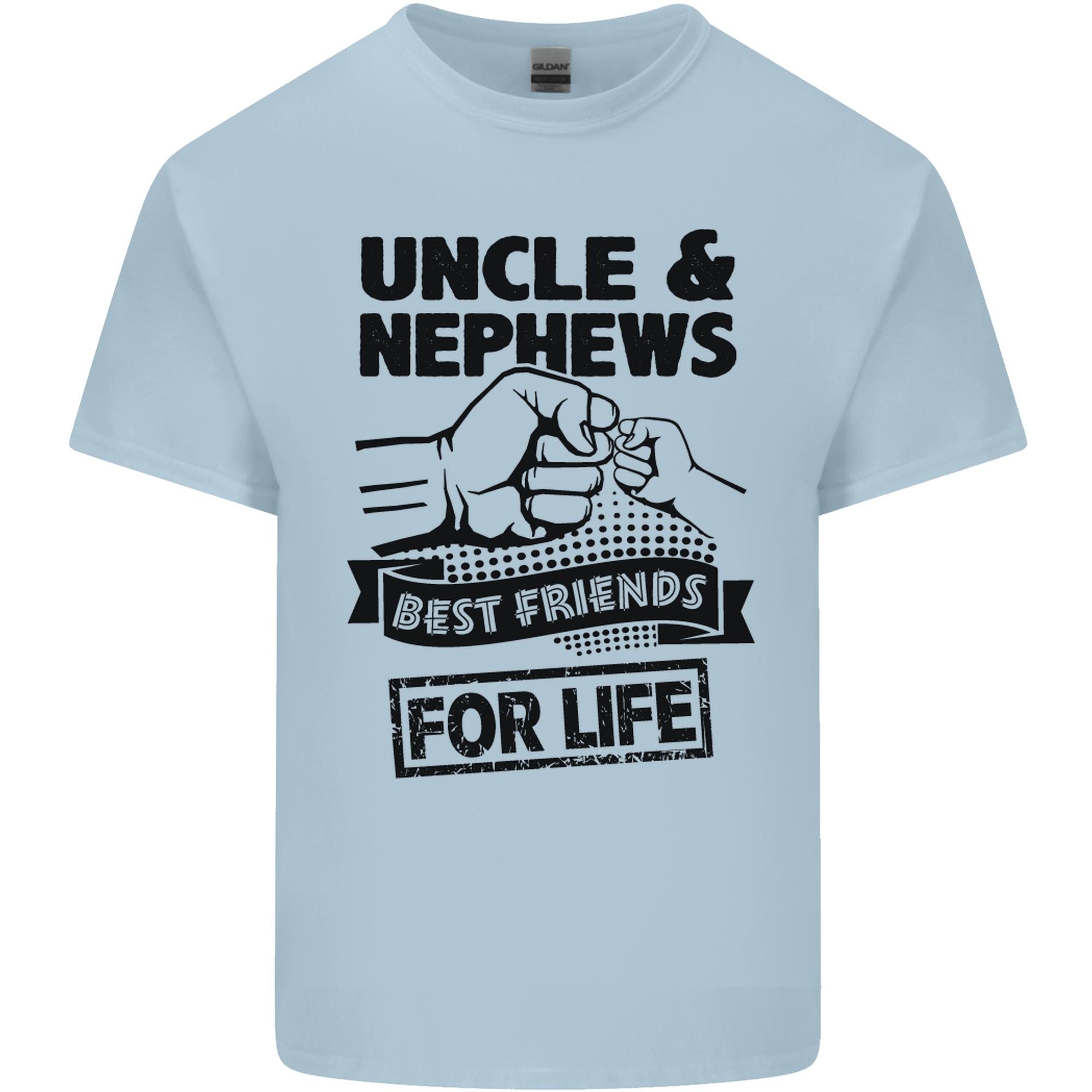 Uncle Nephews Best Friends Day Funny Unisexs Light Cotton TShirt S