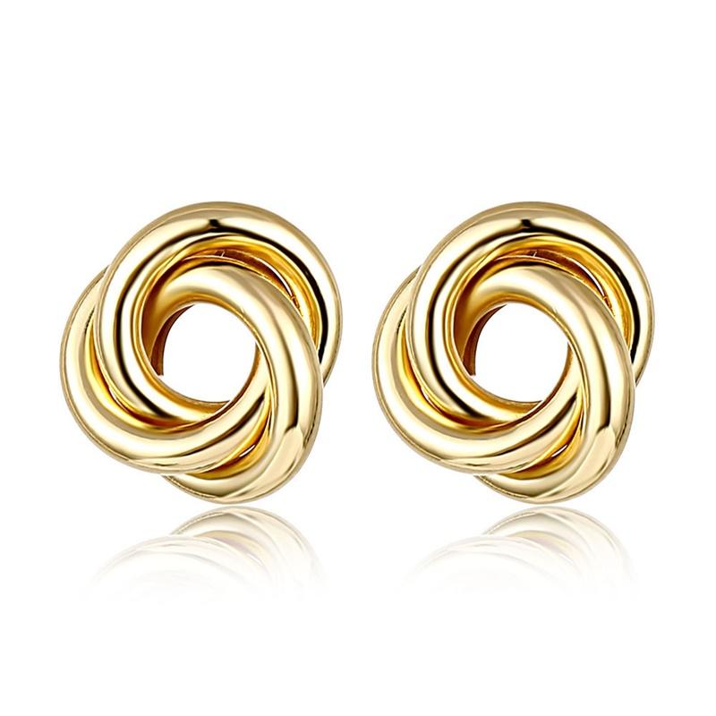 Hot Selling Vintage Earrings Women Big Gold Color Geometric Statement Metal Drop Earrings Jewelry Accessories