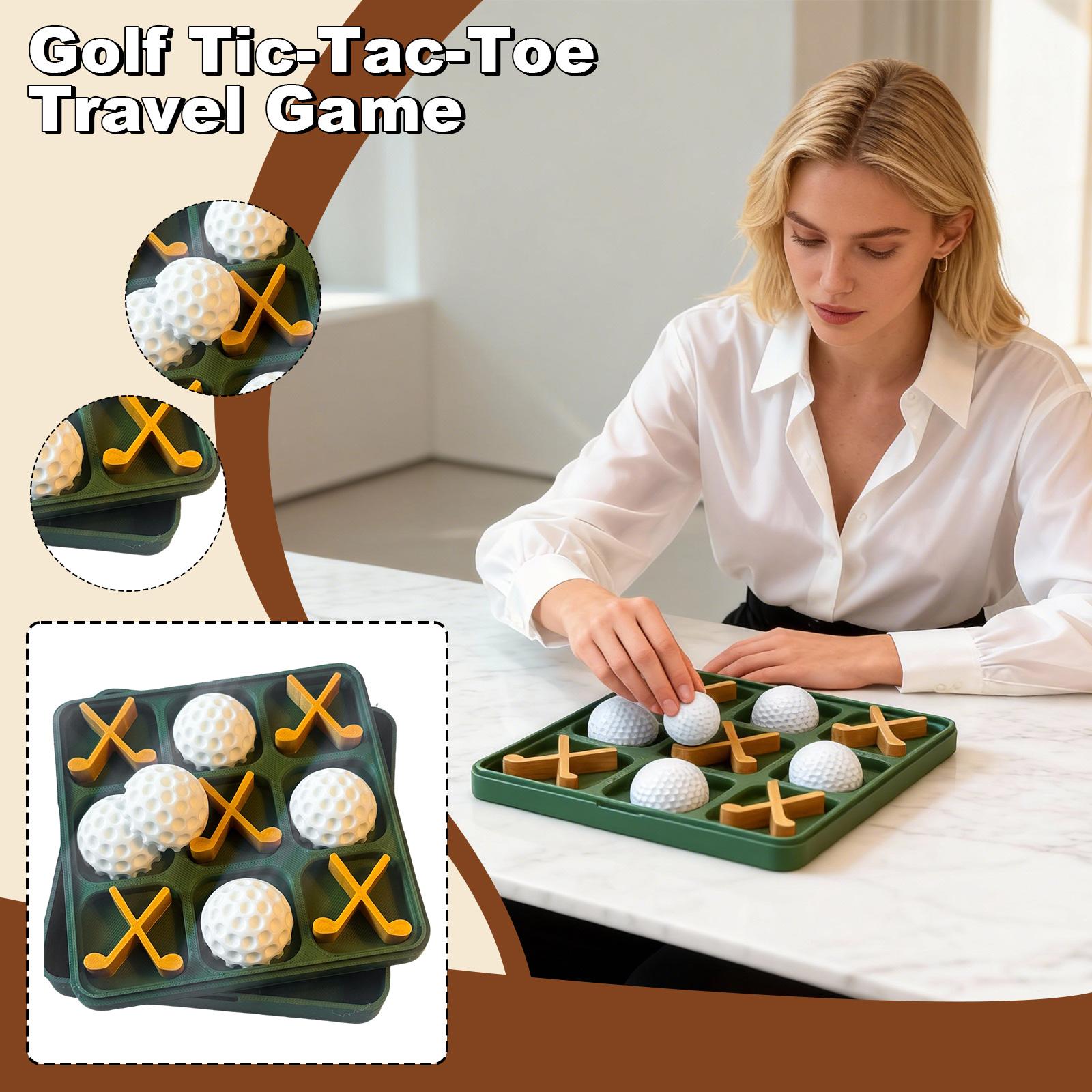 

Golf Well Chess Travel Game With Storage Box One Size