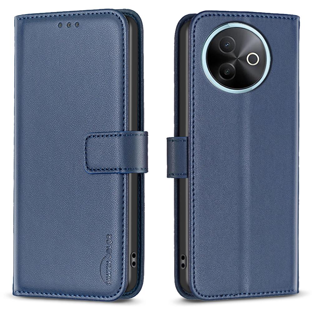 BINFEN COLOR BF17 For vivo Y39 5G Case Wallet Folio Flip Leather Cover
