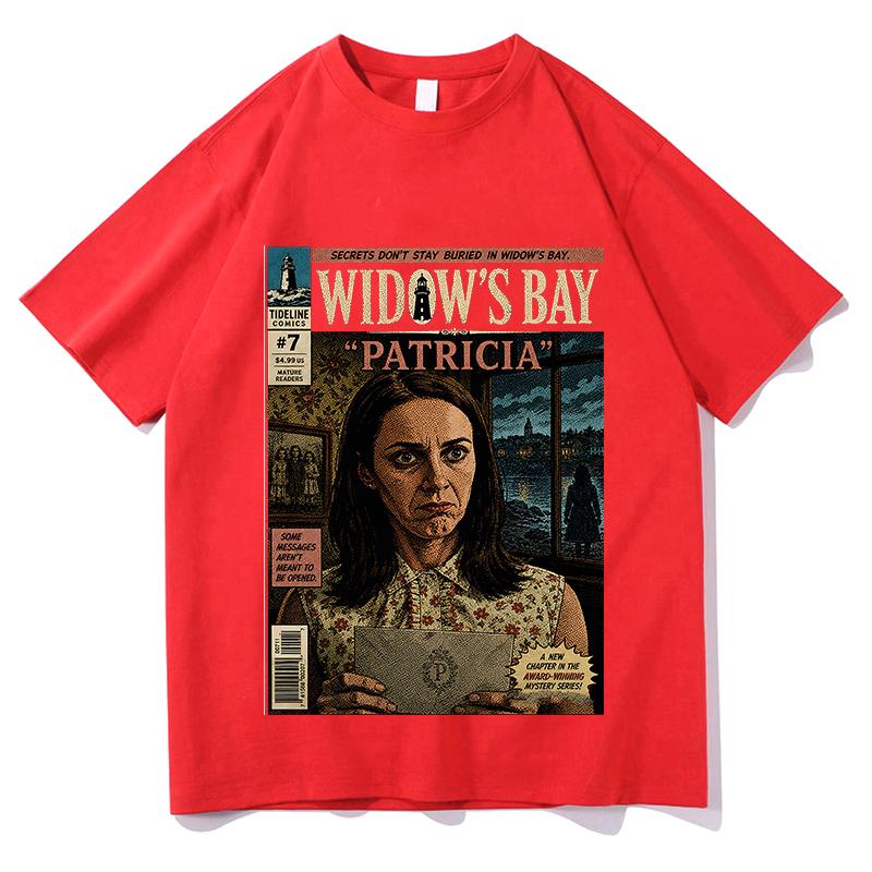 Camisetas Widows Bay Verano Algodón Manga Corta Camisetas Femeninas Streetwear Unisex Casual Holgadas Cuello Redondo Camisetas Estéticas Harajuku Tops