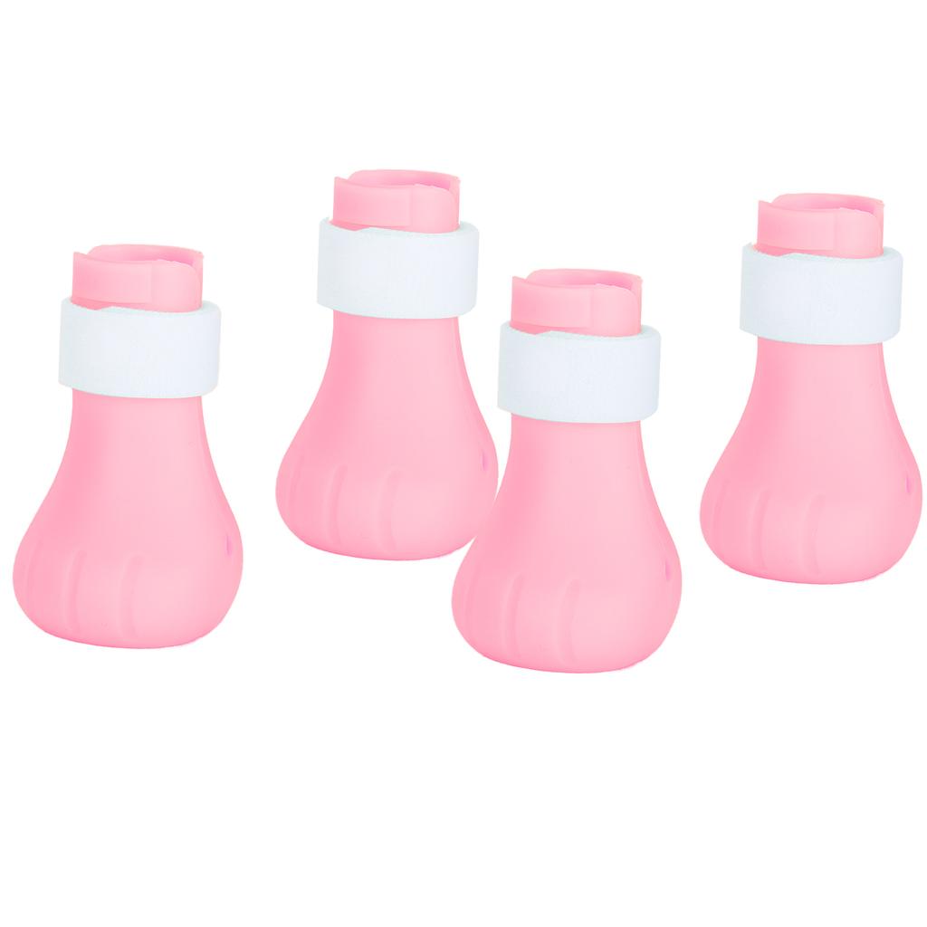 4pcs AntiScratch Cat Foot Covers   Silicone Pet AntiOff Claw Shoes Boots Cover(Mint Green )