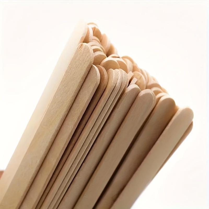 Natural Wood Craft Sticks Multipurpose Wooden Rods for DIY Crafts, Home Art Projects, Classroom Supplies