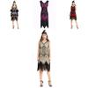 Elegant Gatsby Flapper Beaded Vintage Fringe Sequin Sleeveless Women Party Dresses For Timeless Style