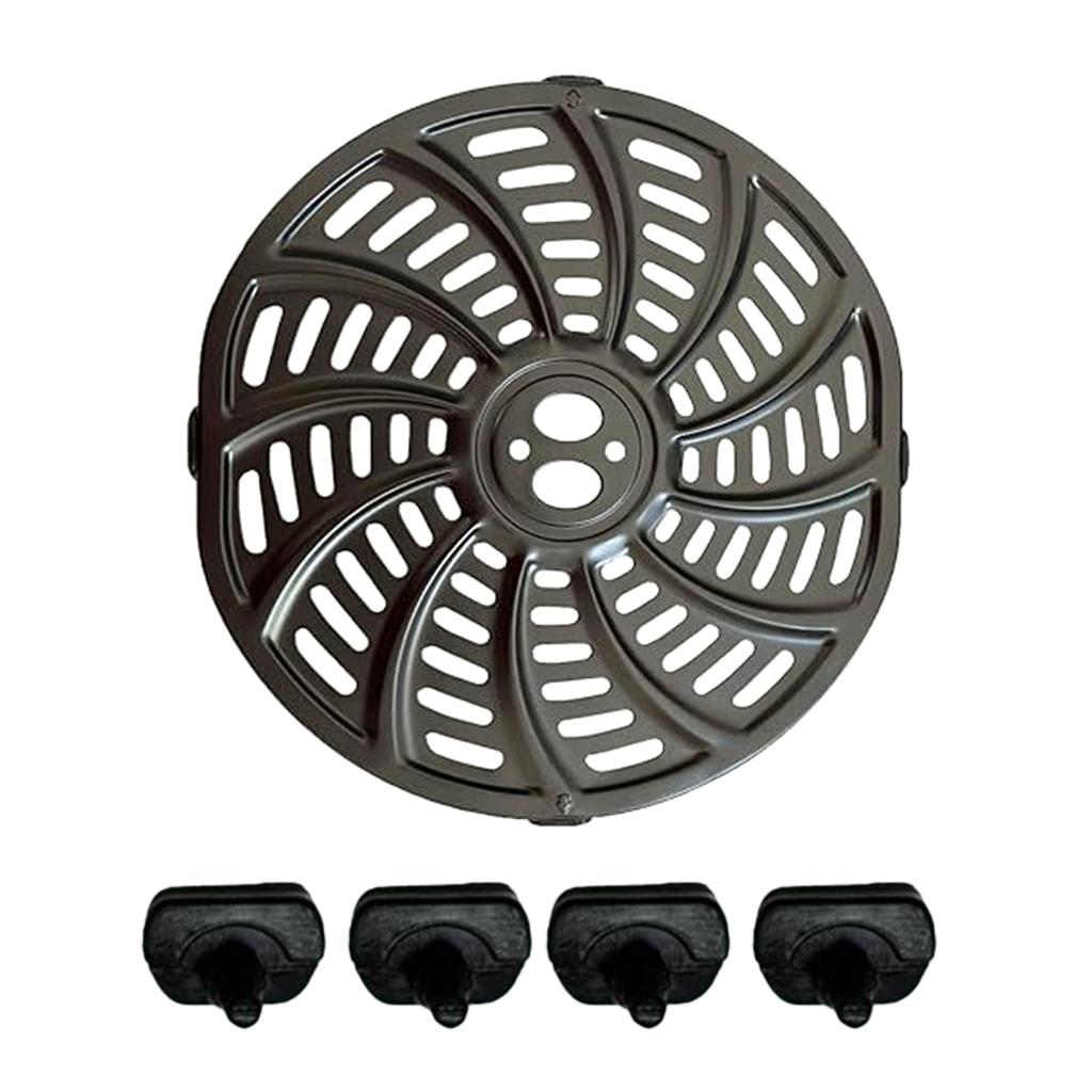 Kovové vložky Kovové hrnce Vložky Podnos do horkovzdušné fritézy Kovový talíř do horkovzdušné fritézy Příslušenství pro horkovzdušnou fritézu Železná textura pro vaření