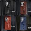 OPPO Reno11 Genuine Leather Dragon Head Pattern Half-Cover Protective Case