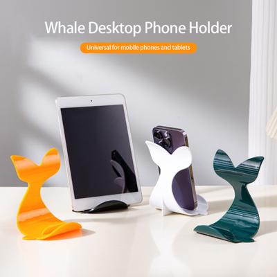 Supporto per Telefono Forma Universale Creativa Bordo Alta Stabilità Liscio Cellulare Riutilizzabile Supporto a Forma di Balena per Telefono Tablet
