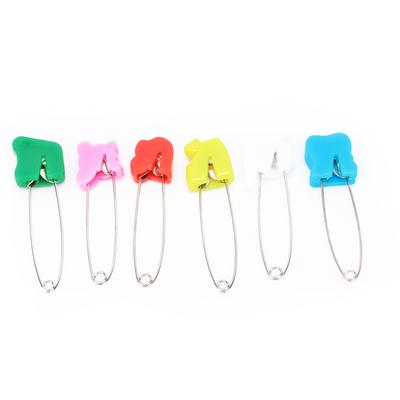 Assorted Color Diaper Pins Safety Locking Cloth Diaper Nappy Sewing Knitting Fabric Pins (Random