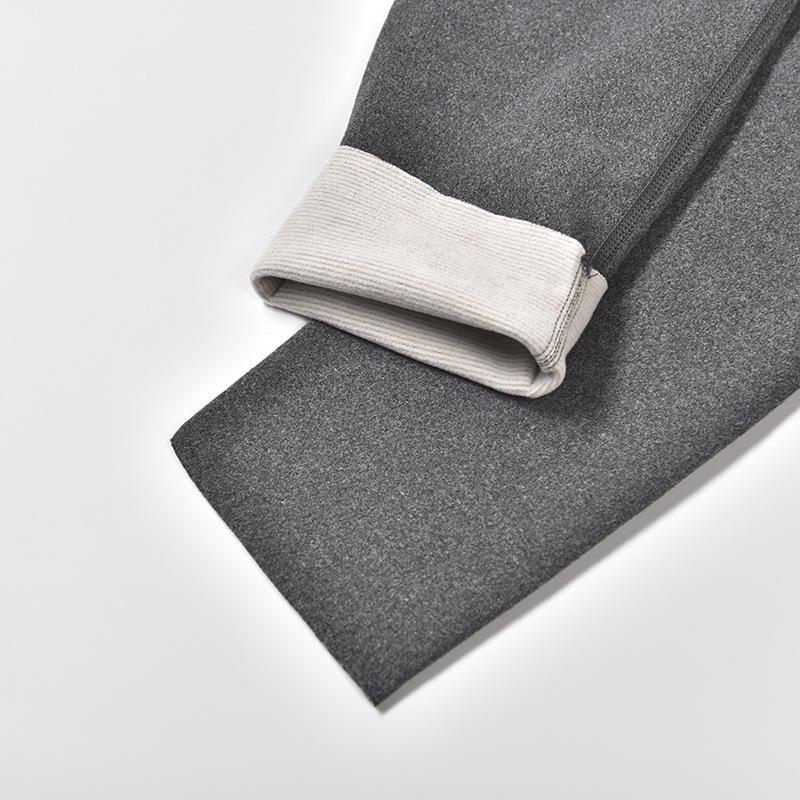 Yuyuede Women's High-Waisted Velvet Leggings - Thin, Plus-Size, Warm Autumn Pants