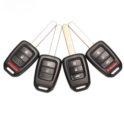Carcasa de llave remota de 2/3/4 botones para Honda Accord CR-V FIT XRV VEZEL CITY JAZZ CIVIC HRV FRV Estuche para llave remota