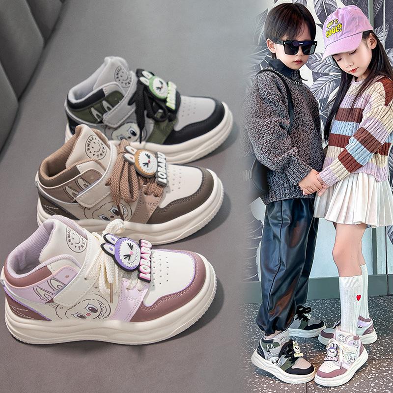 Children's Cartoon Sneakers 2025 Autumn New Girls Running Shoes Boys Soft Baseplate Shoes Fashion Casual Shoes Tide