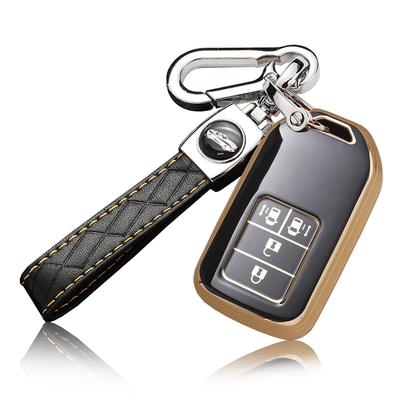 Ontto Honda Dedicated Remote Control Key Case, Key Cover, Key Holder, Stylish, TPU Material,