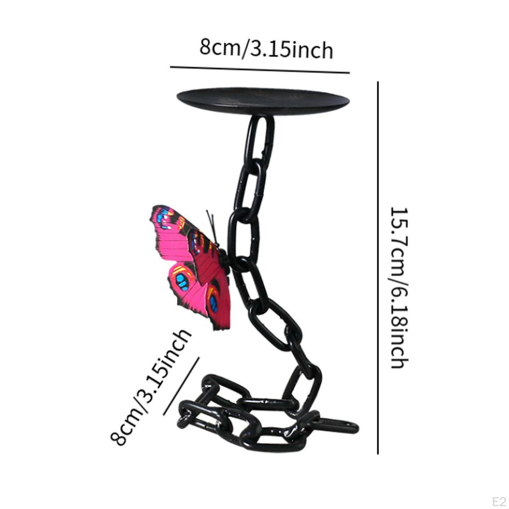Chain Candle Holder for Home Use, Iron Stand Table Decor Living Room