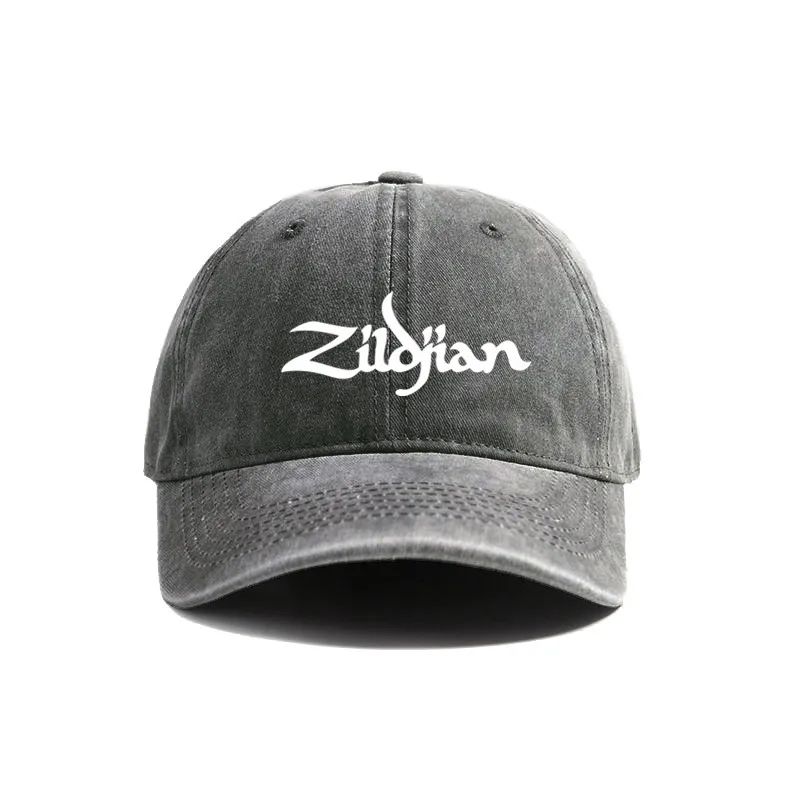 Zildjian Baseball Caps Distressed Hats Cap Men Women Retro Outdoor Summer Adjustable Hats Fashion