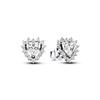 Authentic 925 Silver Gingko Leaf Mask Earrings For Women Fashion DIY Birthday Gift Jewelry Beautiful Accessories