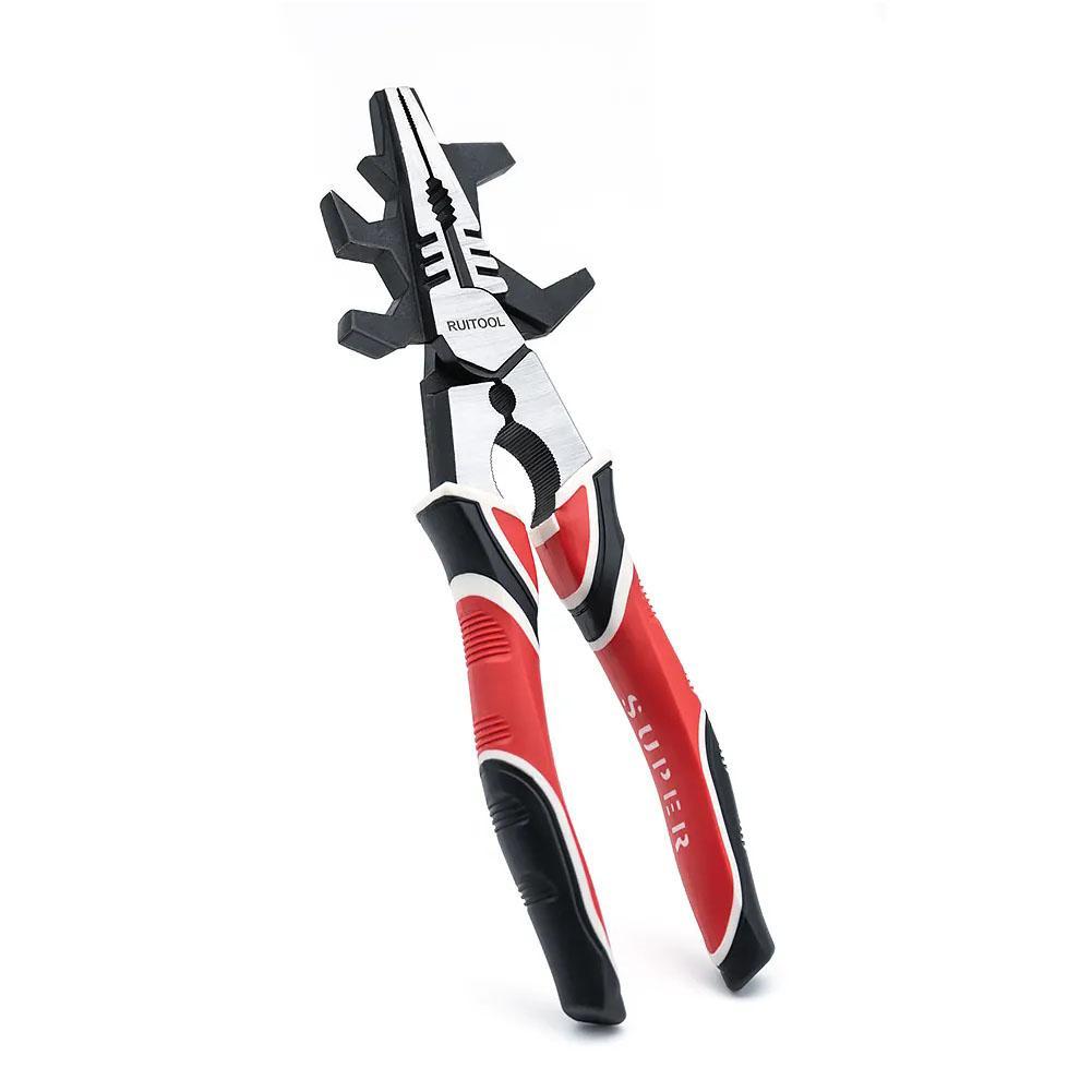 8inches Multifunctional High Carbon Steel Welding Pliers Rubber Anti Slip Grip Suitable For Electric/gas Welding Smooth Sur Y3Q5