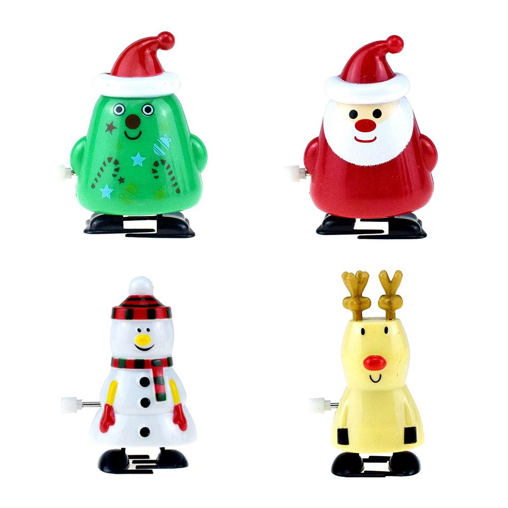 Plastic Santa Claus Toys Wind Up Clockwork Toy For Kids Toy Christmas Gifts Prop,Prop