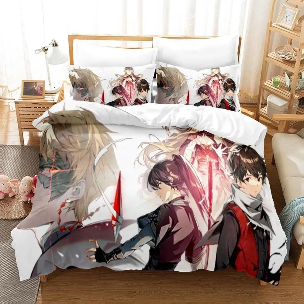 

Tower Of God Bedding Set Single Twin Full Queen King Size Bed Set Adult Kid Bedroom Duvet cover Sets 3d Print Anime EU single(135x200cm)