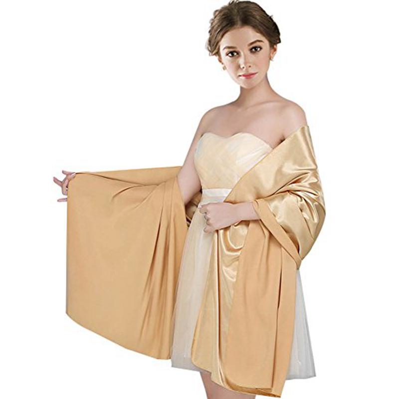 Bridal Satin Wrap Shawl Shrug Wedding 