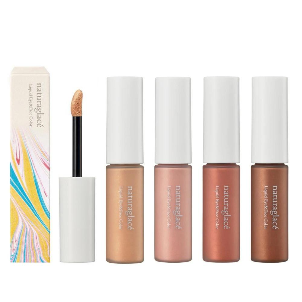 Naturaglace Liquid Eye and Face Color 01 Sunny Bright  02 Petal Pink  03 Lively Orange  04 Shiny Brown 42ml