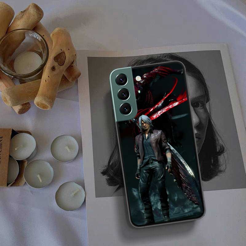 D-Devil May Cry DMC Phone Case For Samsung A15 A25 A35 A55 Galaxy A12 A22 A32 A52 A72 A54 A34 A24 A14 A53 A33 A23 A13 A73 A42 5G