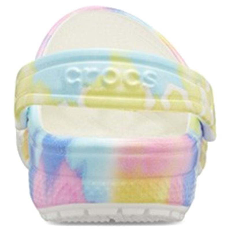 Crocs Classic Clog Tie Dye Beach Sandals Multi Color Unisex