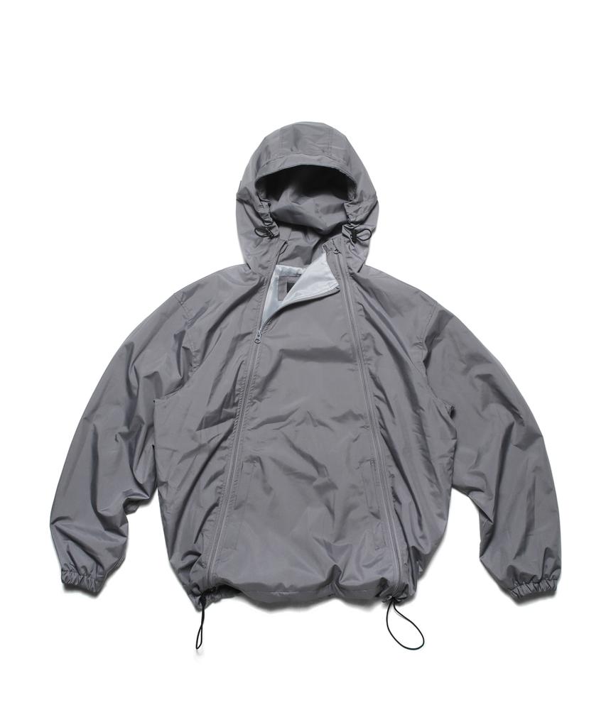 Rockpsycho Waterproof Windbreaker Jacket Grey