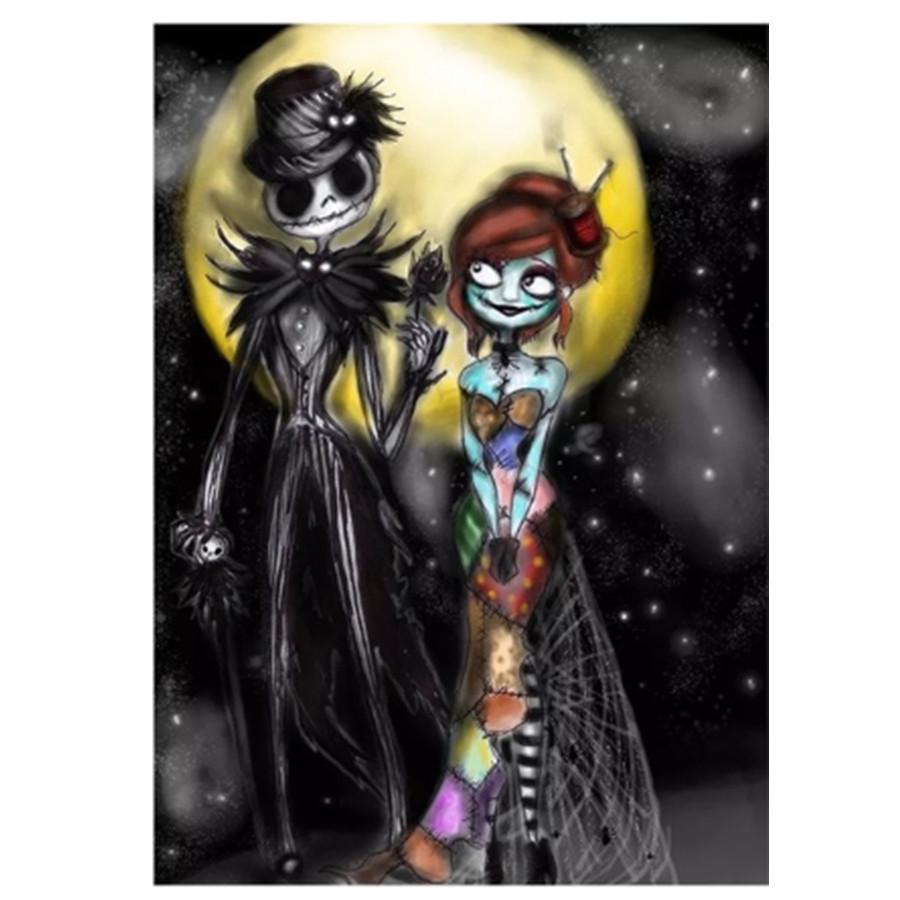 Full 5D Diamond Painting Halloween Ghosts DIY Diamond Embroidery Diamond Mosaic Cross Stitch Kits Home Decor Gift