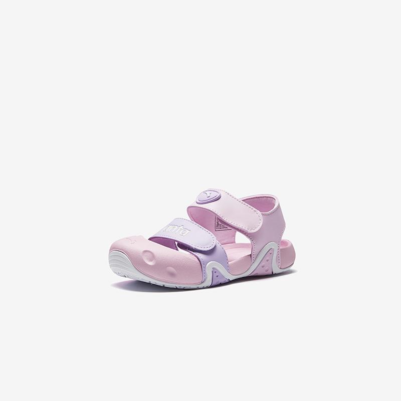 Anta Antiskid Low-Top Walking Shoes Baby Shoes Pink Purple 322420071-2