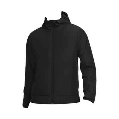 Sınırsız Therma-FIT Düz Günlük Kapüşonlu Uzun Kollu Ceket Erkek Ceketleri Siyah FB7545-010