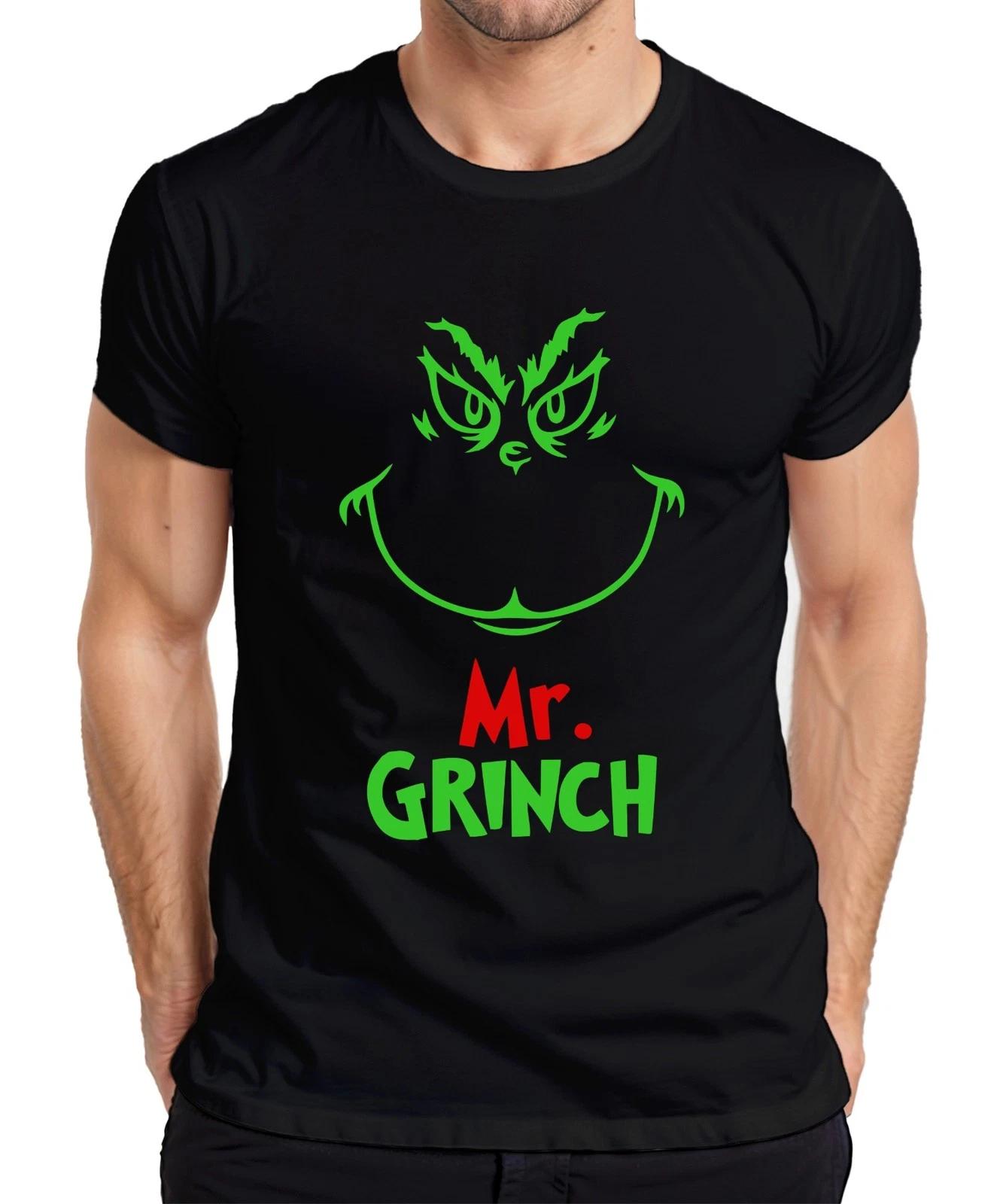 Mr. Grinch Weihnachten Lustig Weihnachtsgeschenk Grinchfan Retro Herren T-Shirt XXXXL