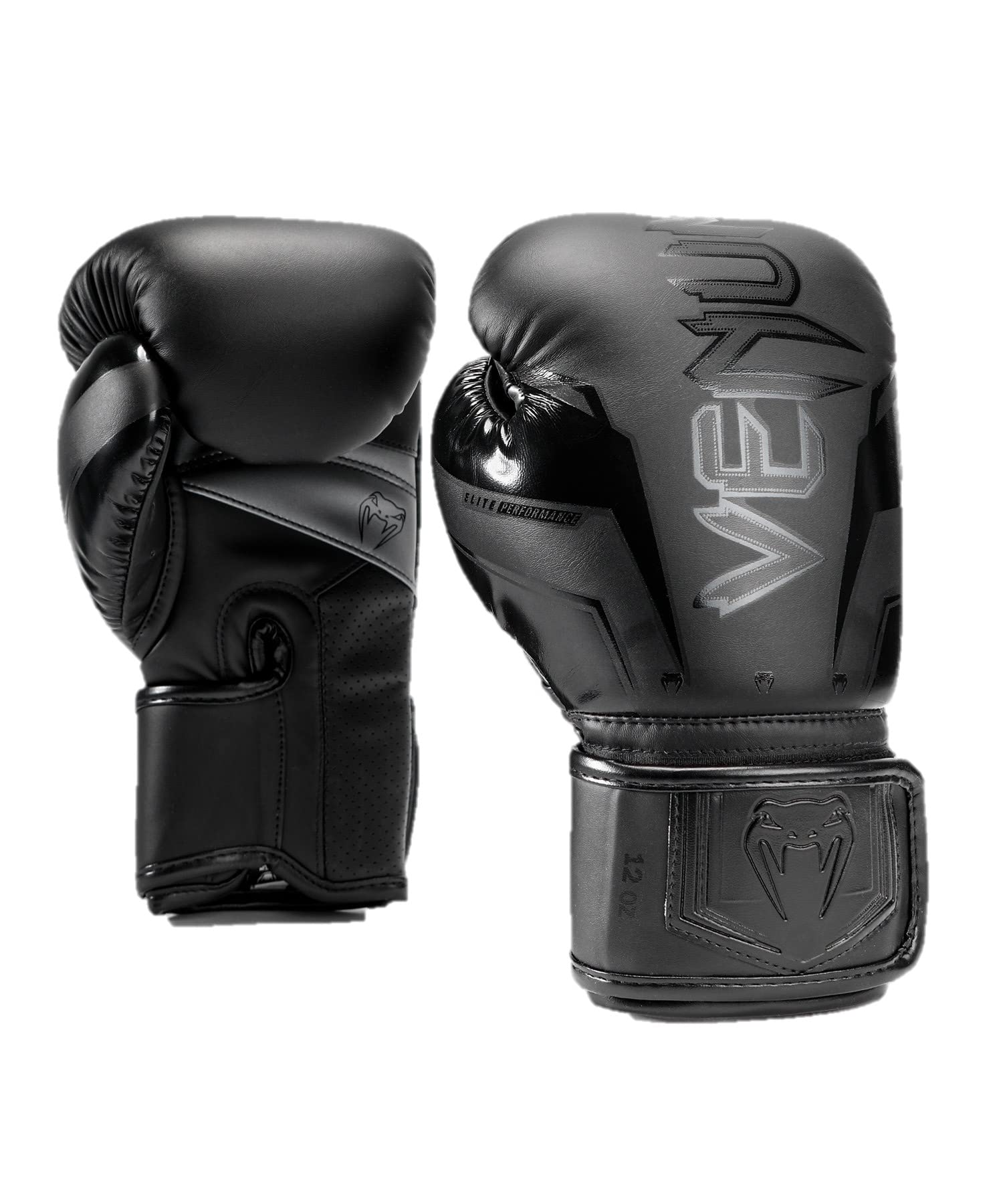 

Venum Elite Evo Boxing Gloves - Black/Black.