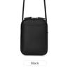 New Lychee Pattern Soft Leather Vertical Zipper Mobile Phone Bag Niche Design Large Capacity Women's Shoulder Messenger Bag