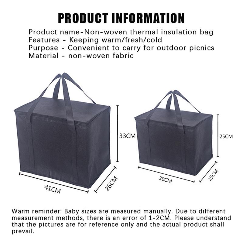 Insulated Lunch Bag Large Capacity Leakproof Reusable Thermal Tote for Office Work Picnic Hiking Outdoor Travel
