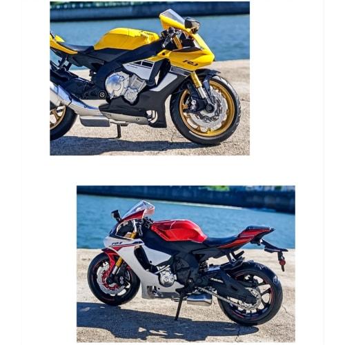 1:12 Scale Yamaha YZF-R1 Alloy Diecast Motorcycle Model Car Gift (Red)