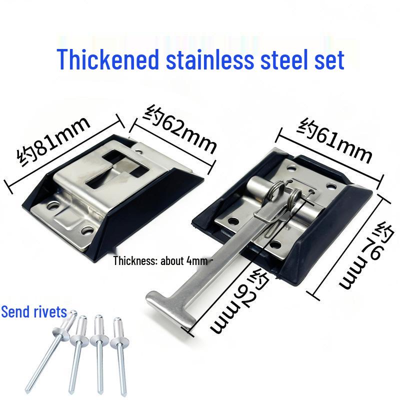 Robuster Edelstahl-LKW-Türhaken für Transporter und Container