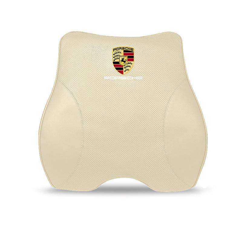 Supporti per Sedili Auto Cuscino Lombare Poggiatesta Cuscino Lombare Per Porsche Panamera Taycan 911 718 Macan Cayenne Boxster Cayman 918