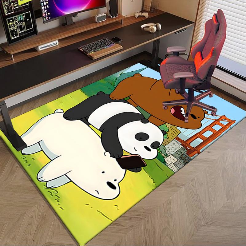 Nightly Friends bears Adventure Carpet, Chair Rug,Rug for Office Bedroom living rooms, Doormat decor Fan Gift Christmas Gift