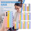 Case For   S21  Sensory Stress Soft Silicone Toy Phone Case