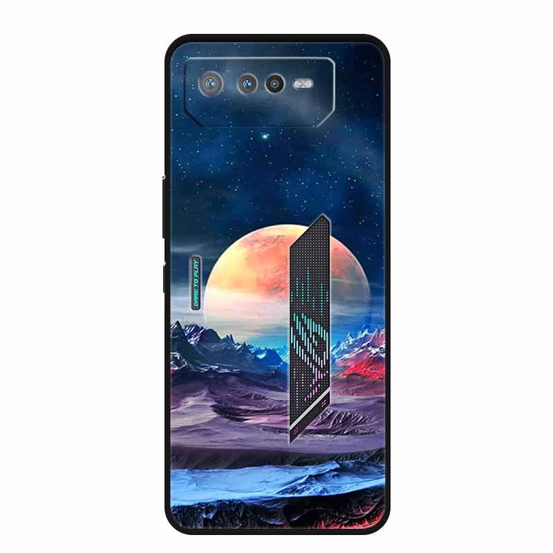 Für Asus ROG Phone 6 Hülle Luxus Silikon TPU Weiche Abdeckung Handyhülle für Asus ROG Phone 6 Pro Funda Rog6 Schutz Hülle Cartoon Hülle