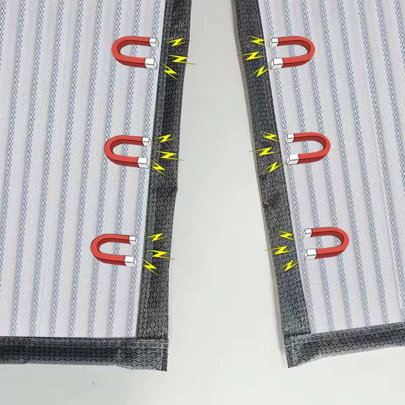 Magnetic Door Screen Big Size Door Magnetic Mosquito Net Insect Proof Flight Summer and Kitchen Indoor Invisible Net Magnetic Door Mesh Net