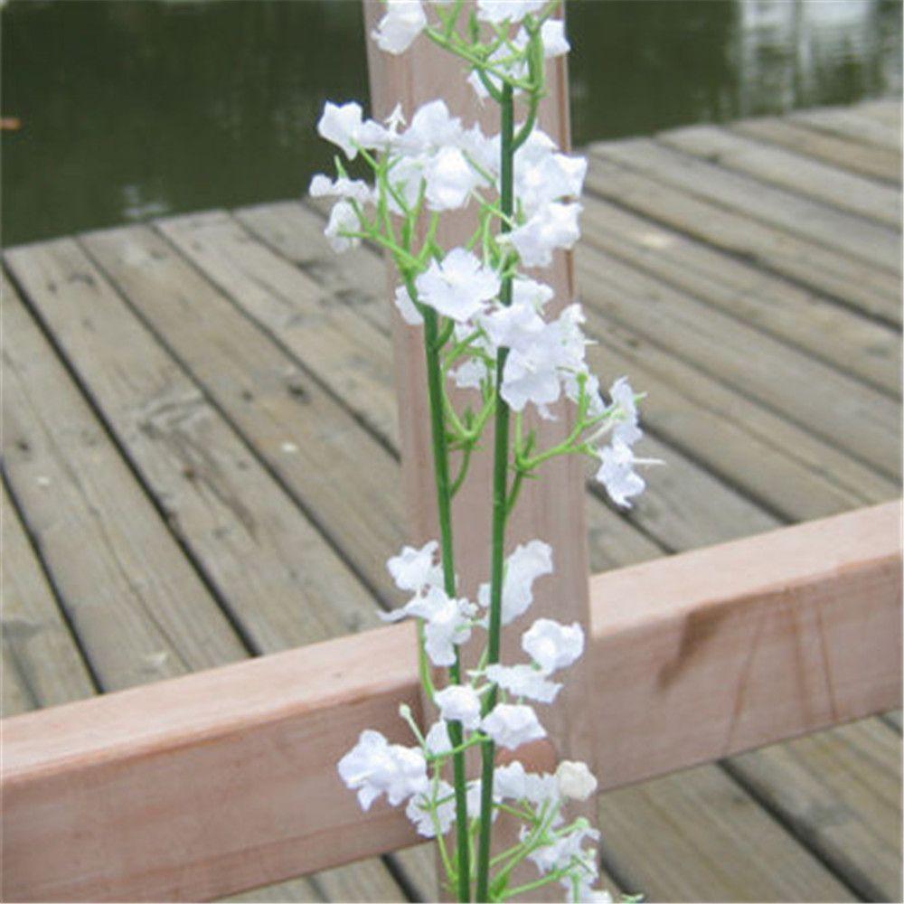 

Beautiful Gypsophila Artificial Hotel Party Wedding Plastic Flowers Home Decorations белый
