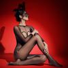 Aurora Bare Chest Bodysuit Sexy Silky Shiny Temptation Ultra-Thin Transparent Invisible Full Body Stockings Open Crotch No Need