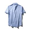 Mulberry Silk Stripes Short-Sleeved Shirt Men's Summer 2024 New Coat Export Export Men's Clothing Business Casual Shirt