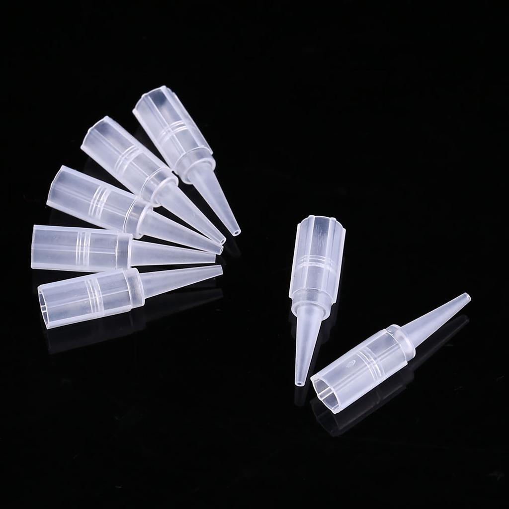 100PcsSet Disposable Tattoo Needle Tube Nozzle Tips Cap Round Microblading Machine Supply 1R