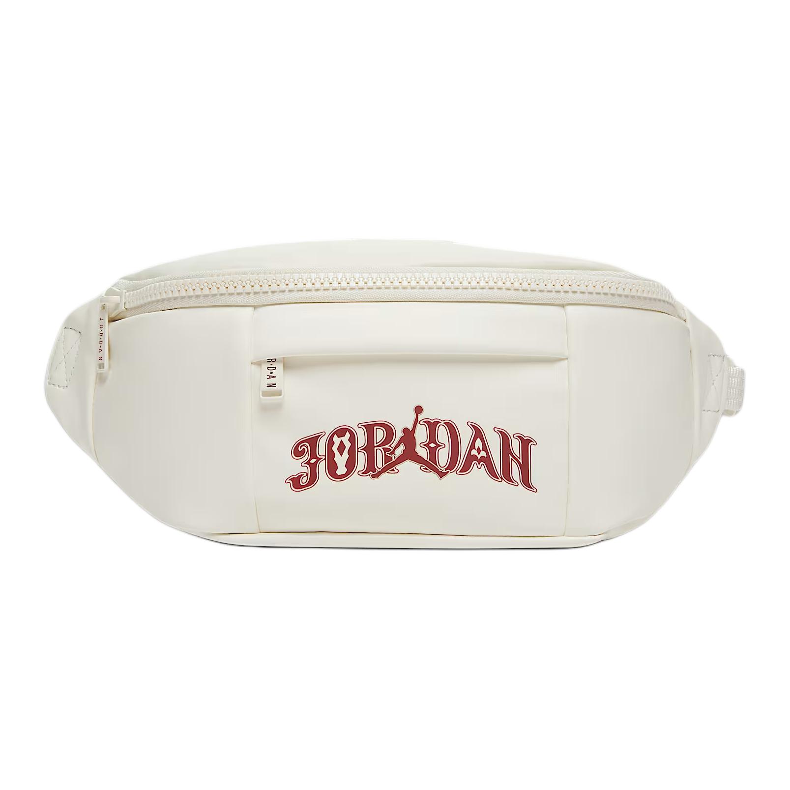 Jordan New Year Collection Regal Simple Versatile Synthetic Leather Waist Bag Unisex waist bag Off-White IV4749-133 Sail White