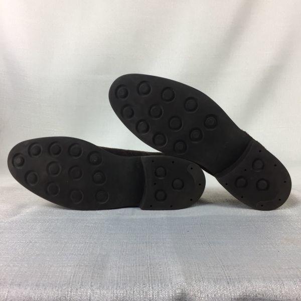 GORDON & BROS Leather Business Shoes Suede Finish Dark Brown size 40 24.5-25.0(USED)