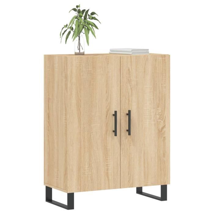 VidaXL Buffet Sonoma Oak 69.5x34x90 Cm Engineered Wood 827751