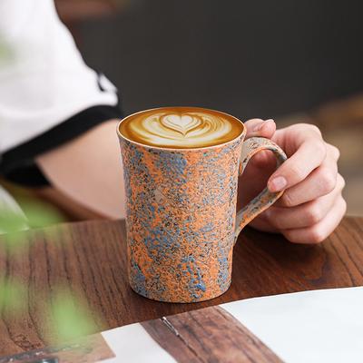 Nordic Style Ceramic Coffee Cup High Value Afternoon Tea American Latte Flower Cup Personalized Mug