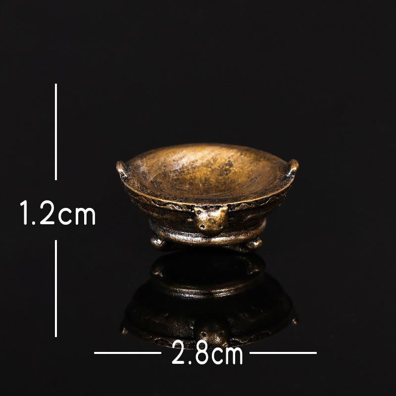 Micro-landscape Simulation Bronze Ware, Garden Landscaping, Home Desktop, Resin Craft Decorative Items, Small Ornaments and Accessories